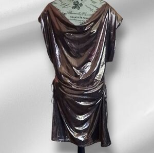 NWT Cider Pale Pink Ruched Dress